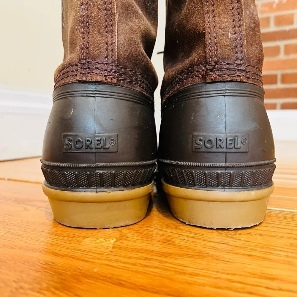 Sorel Kaufman Canada Waterproof Work Boots Felt Lined Size 13